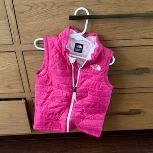 The North Face Fuchsia Quilted Vest